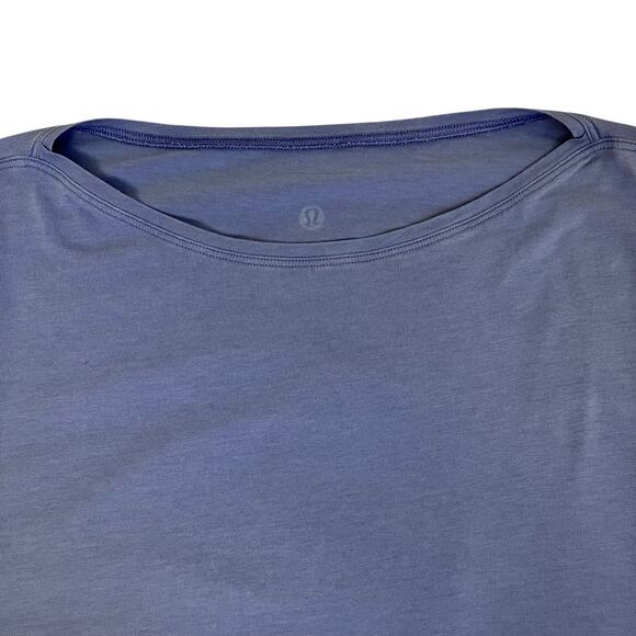 Lululemon Womens Back In Action Long Sleeve Top Blue Sz 16 - Picture 12 of 16